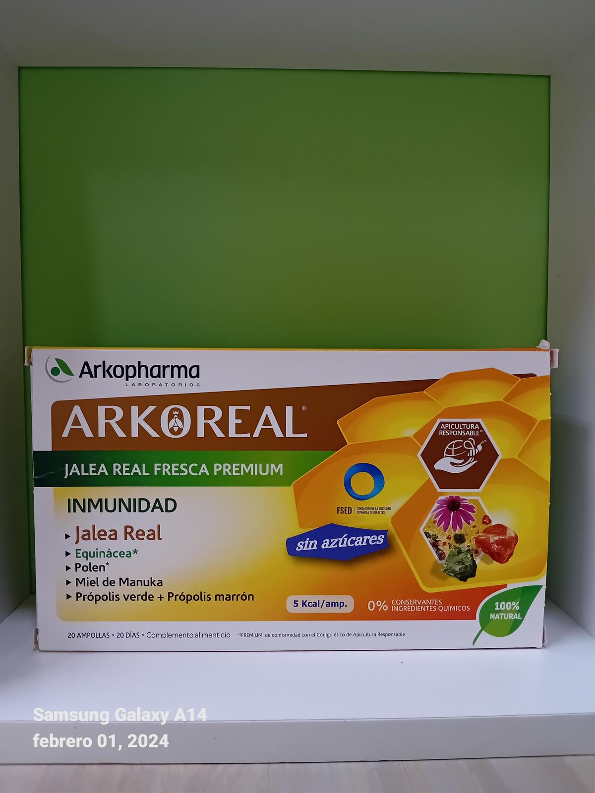 ARKOREAL JALEA REAL FRESCA PREMIUM INMUNIDAD 20 AMP. - Imagen 1