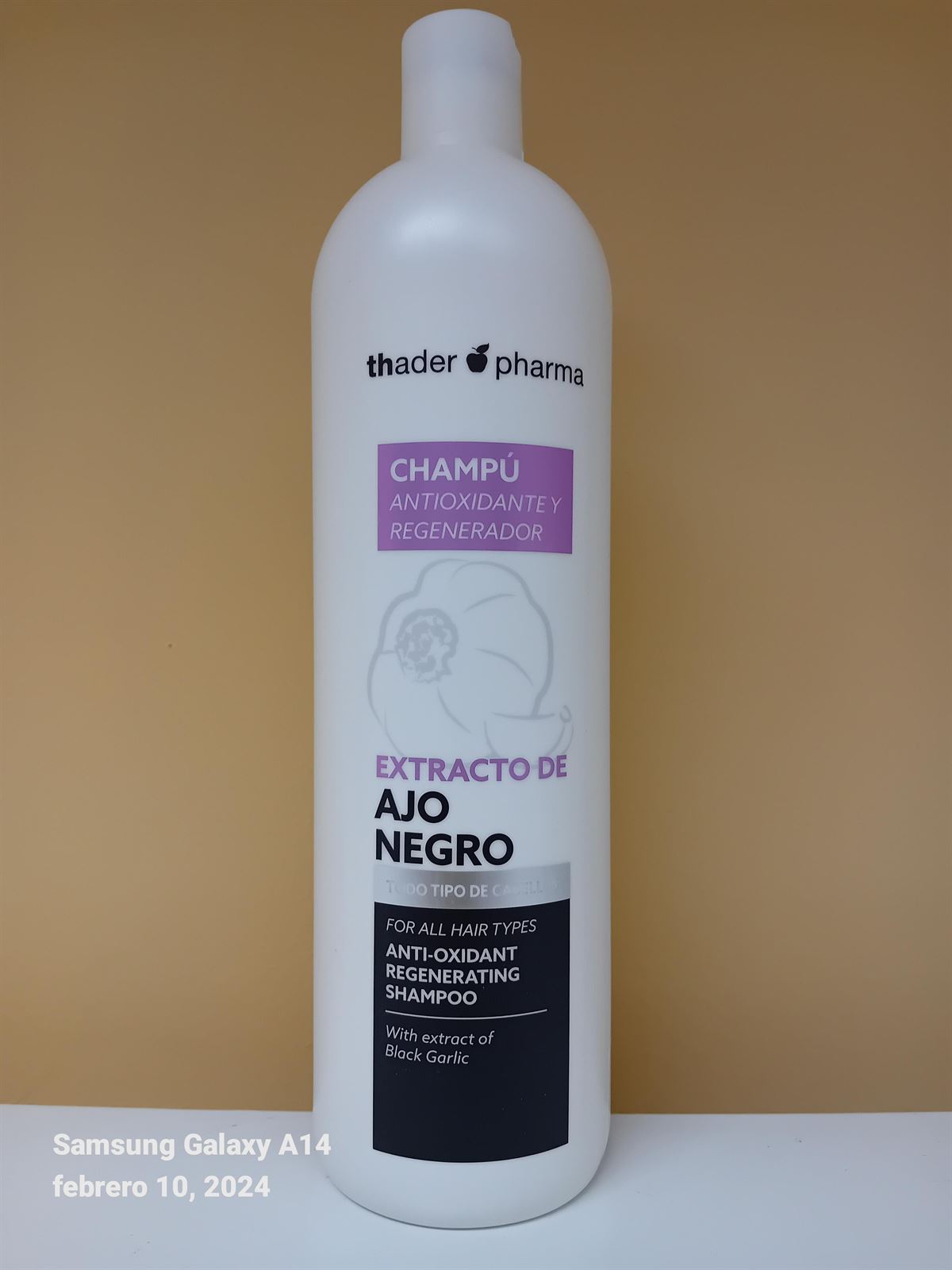 CHAMPÚ TH EXTRACTO DE AJO NEGRO 1000 ML - Imagen 1