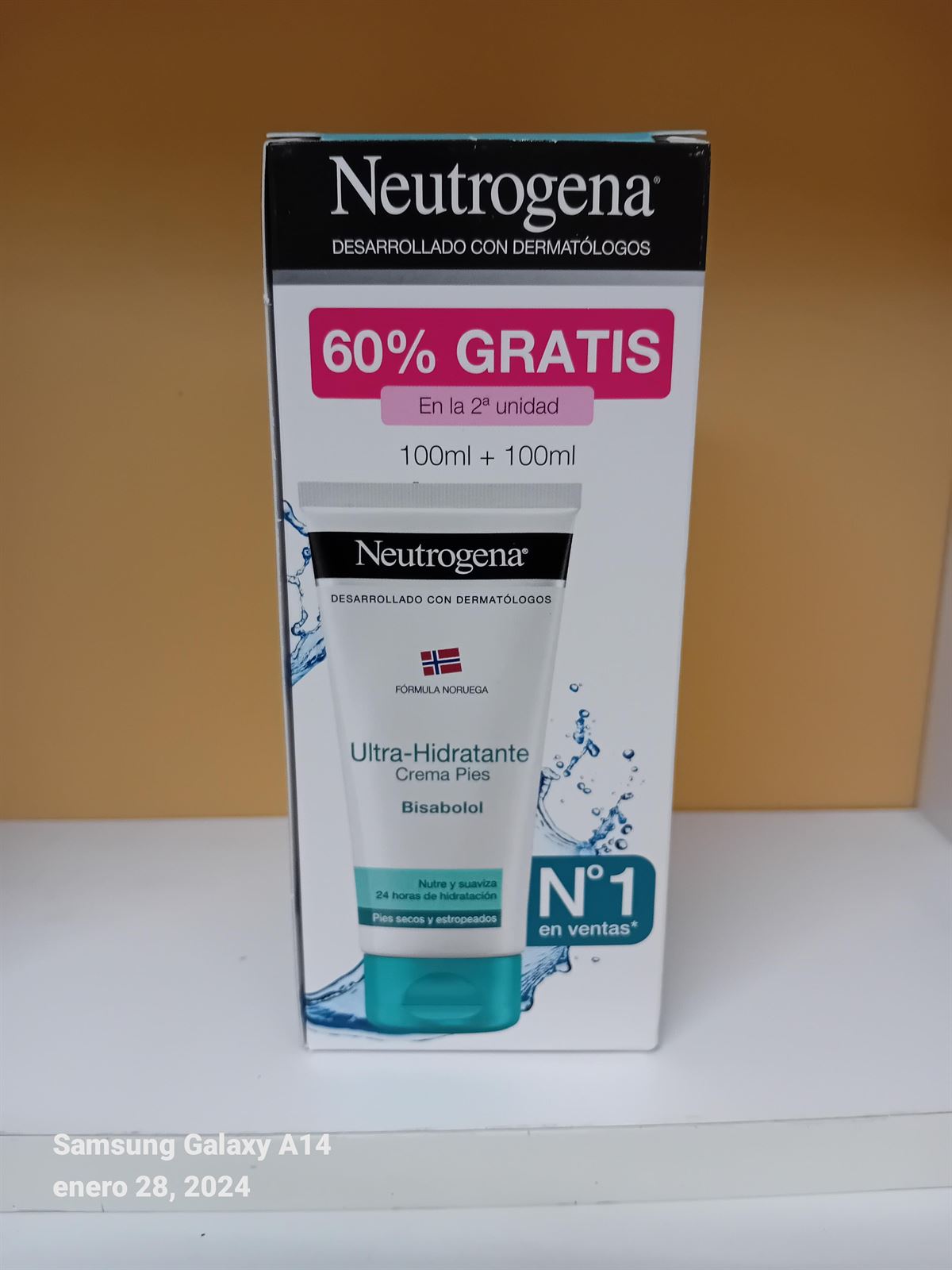 CREMA NORUEGA PIES ULTRA - HIDRATANTE 100 ML + 100 ML - Imagen 1