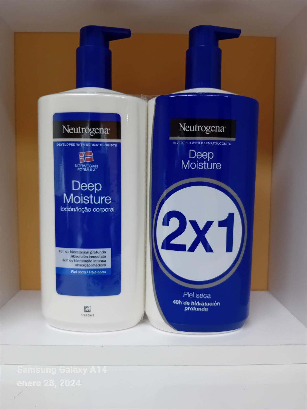 DEEP MOISTURE 2 X 1 LOCIÓN CORPORAL 750 ML - Imagen 1