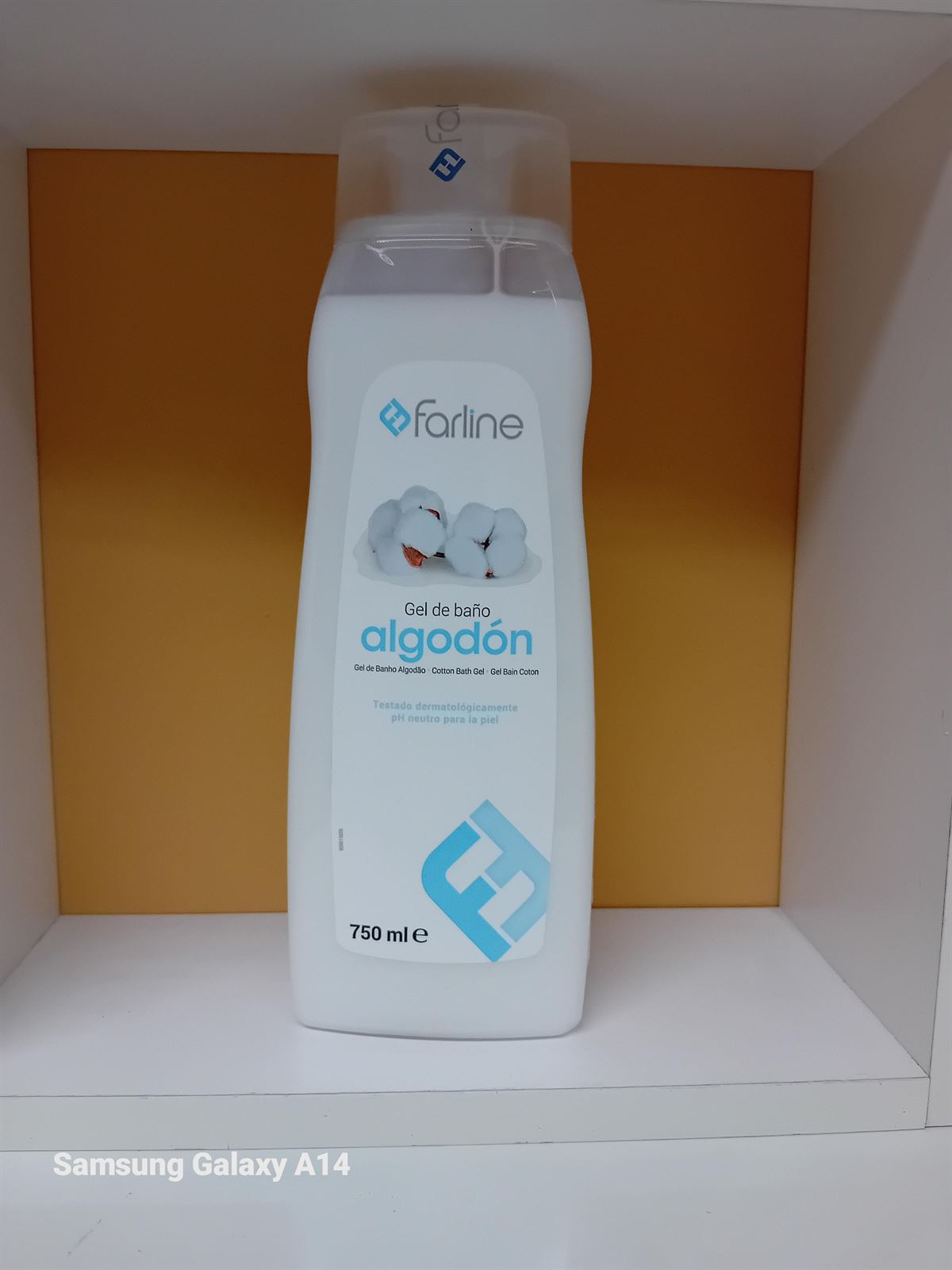 FARLINE GEL DE BAÑO ALGODÓN 750 M. - Imagen 1