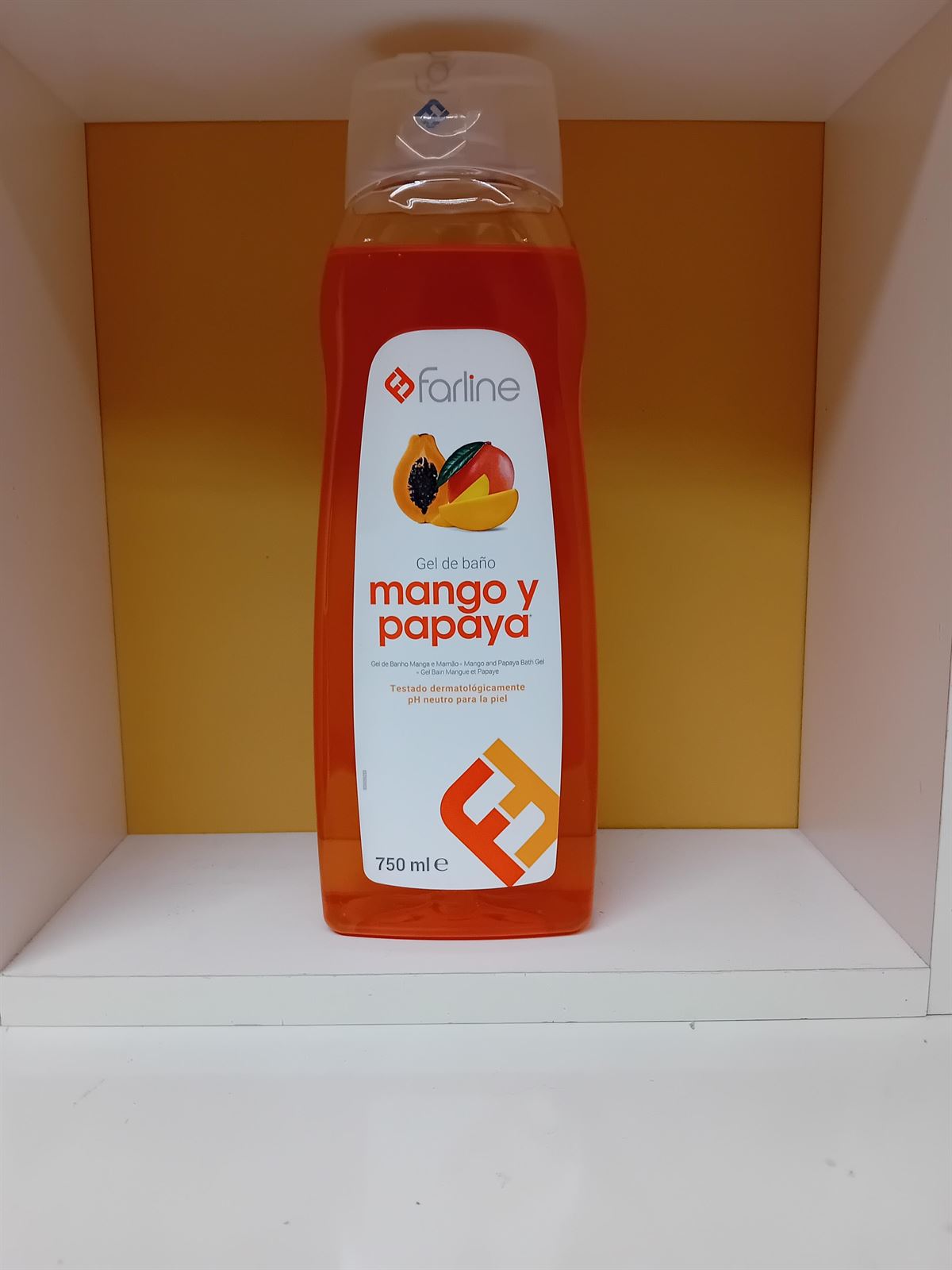 GEL DE BAÑO MANGO Y PAPAYA 750 ML - Imagen 1