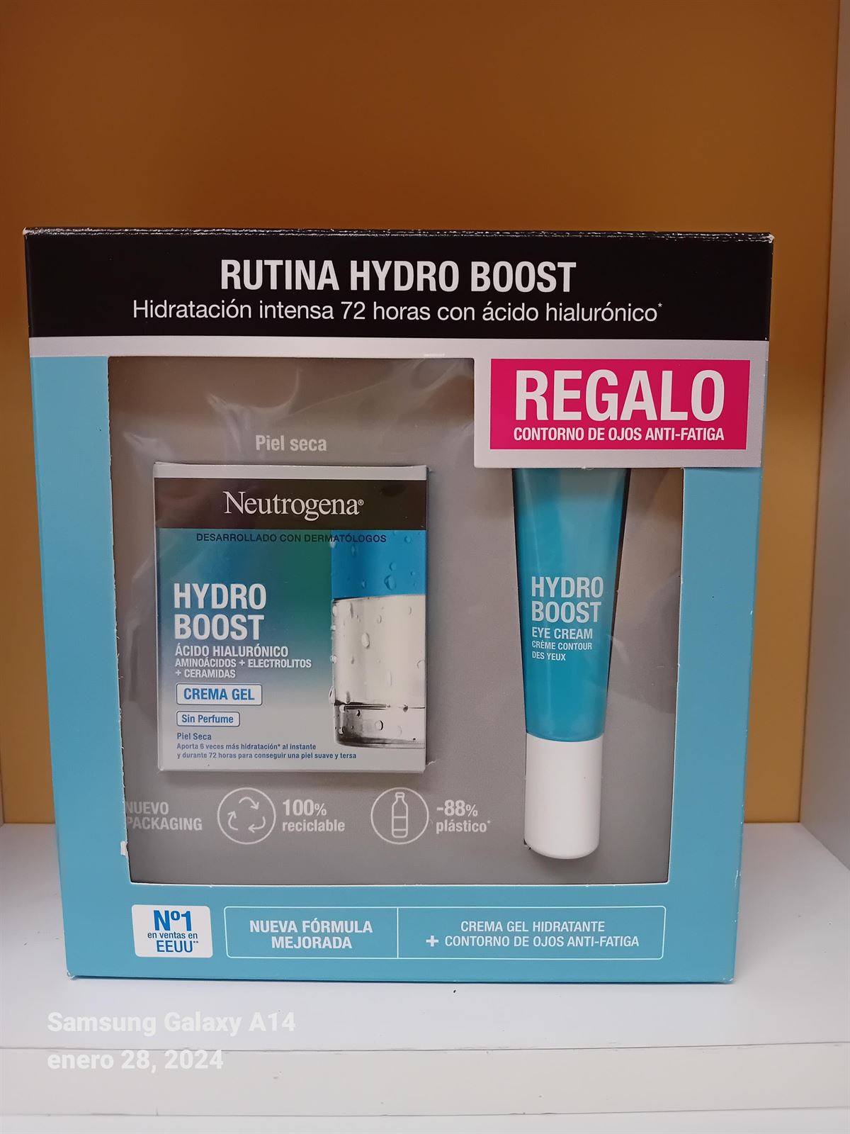 HYDROBOOST CREMA GEL 50 ML + CONTORNO DE OJOS ANTIFATIGA 15 ML - Imagen 1