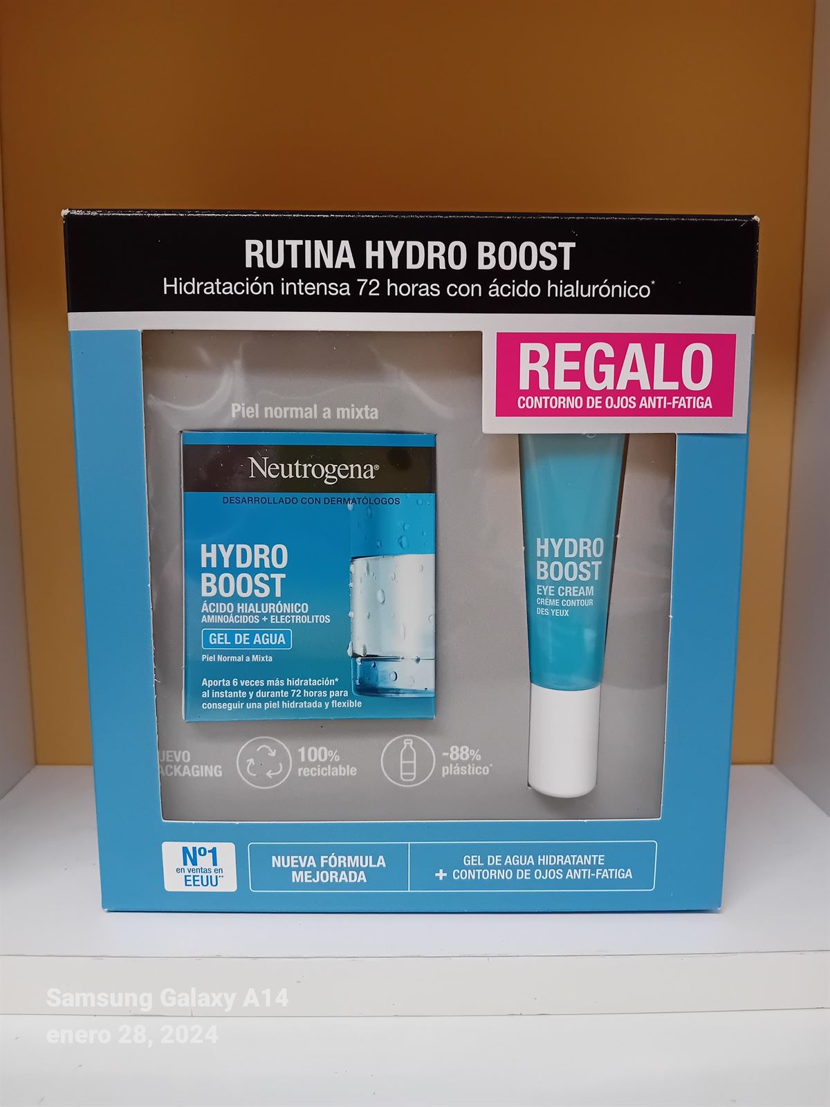 HYDROBOOST GEL DE AGUA 50 ML + CONTORNO DE OJOS ANTIFATIGA 15 ML - Imagen 1