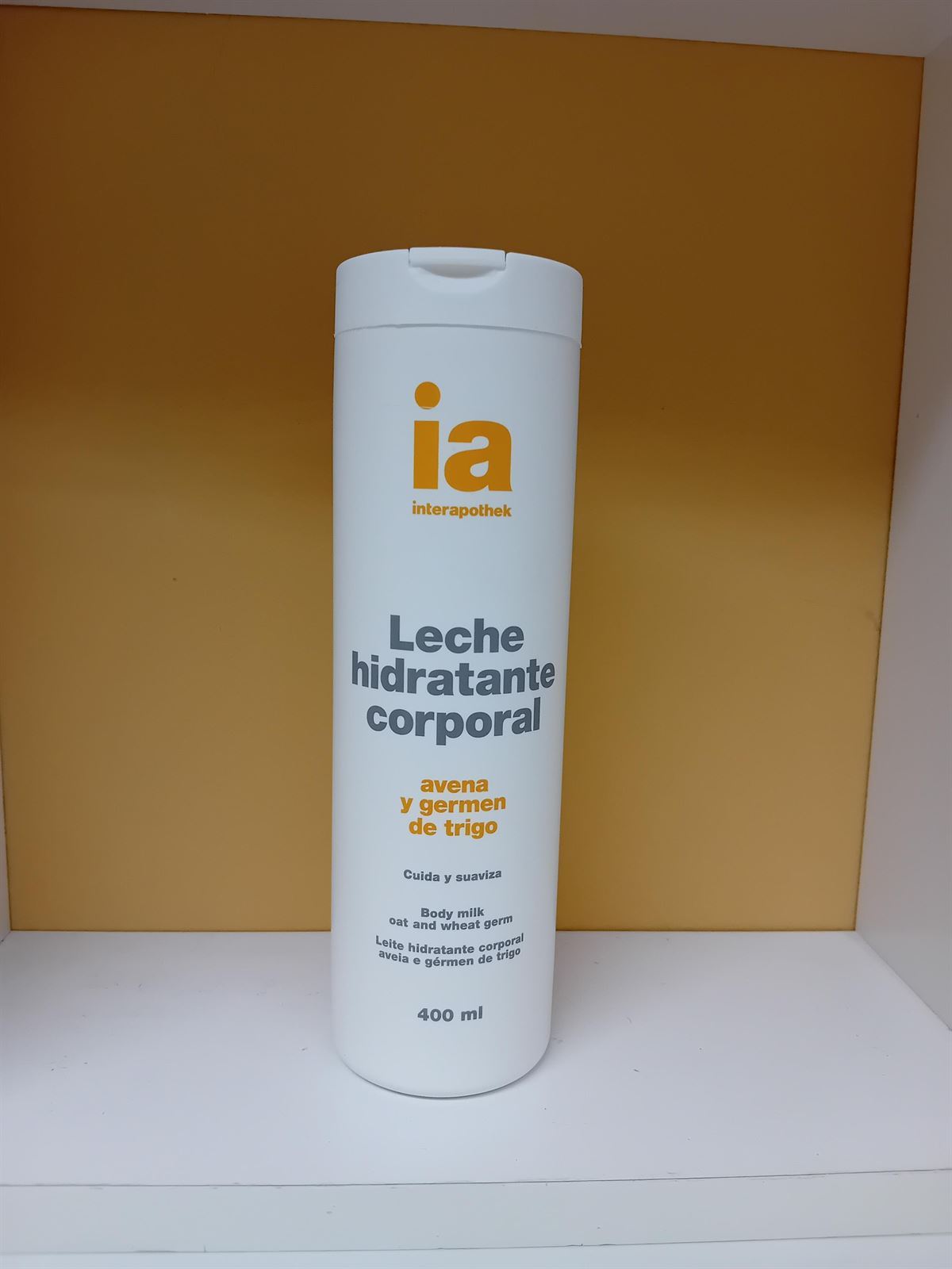 IA LECHE HIDRATANTE CORPORAL AVENA Y GERMEN DE TRIGO 400 ML - Imagen 1