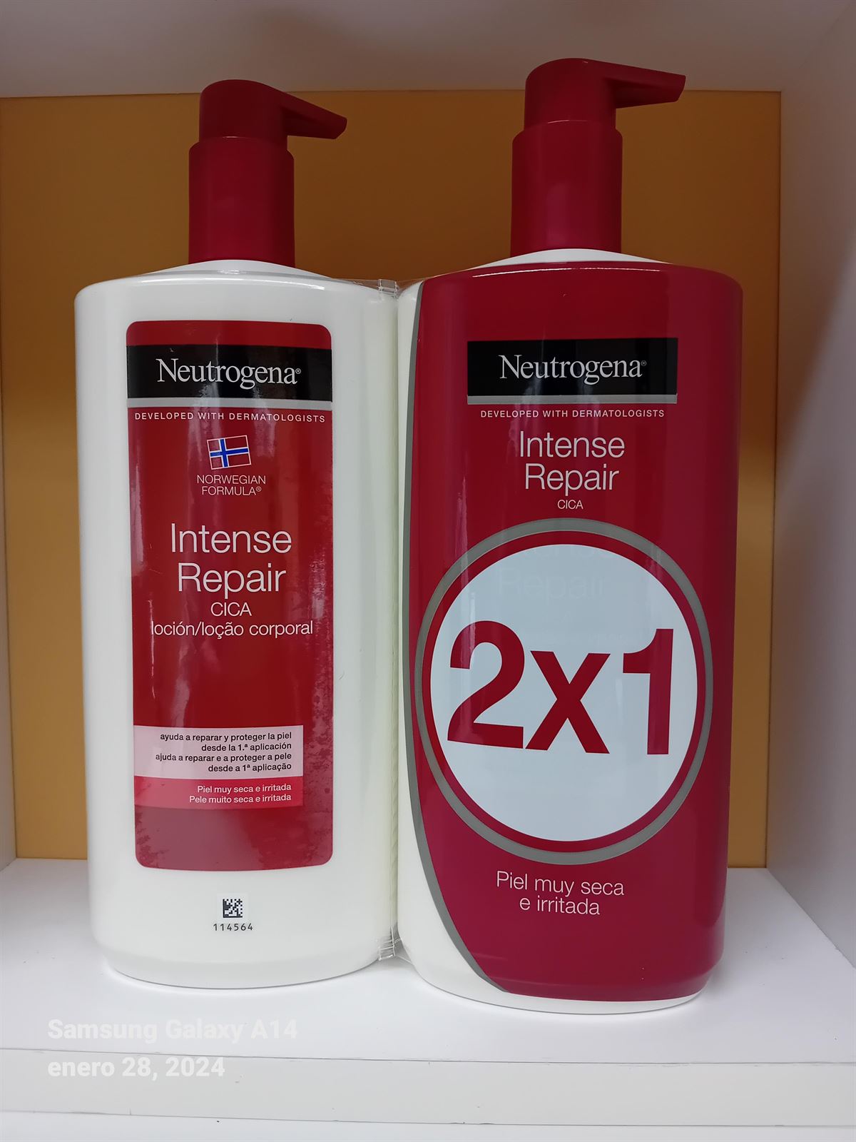 INTENSE REPAIR CICA 2 X 1 LOCIÓN CORPORAL 750 ML - Imagen 1