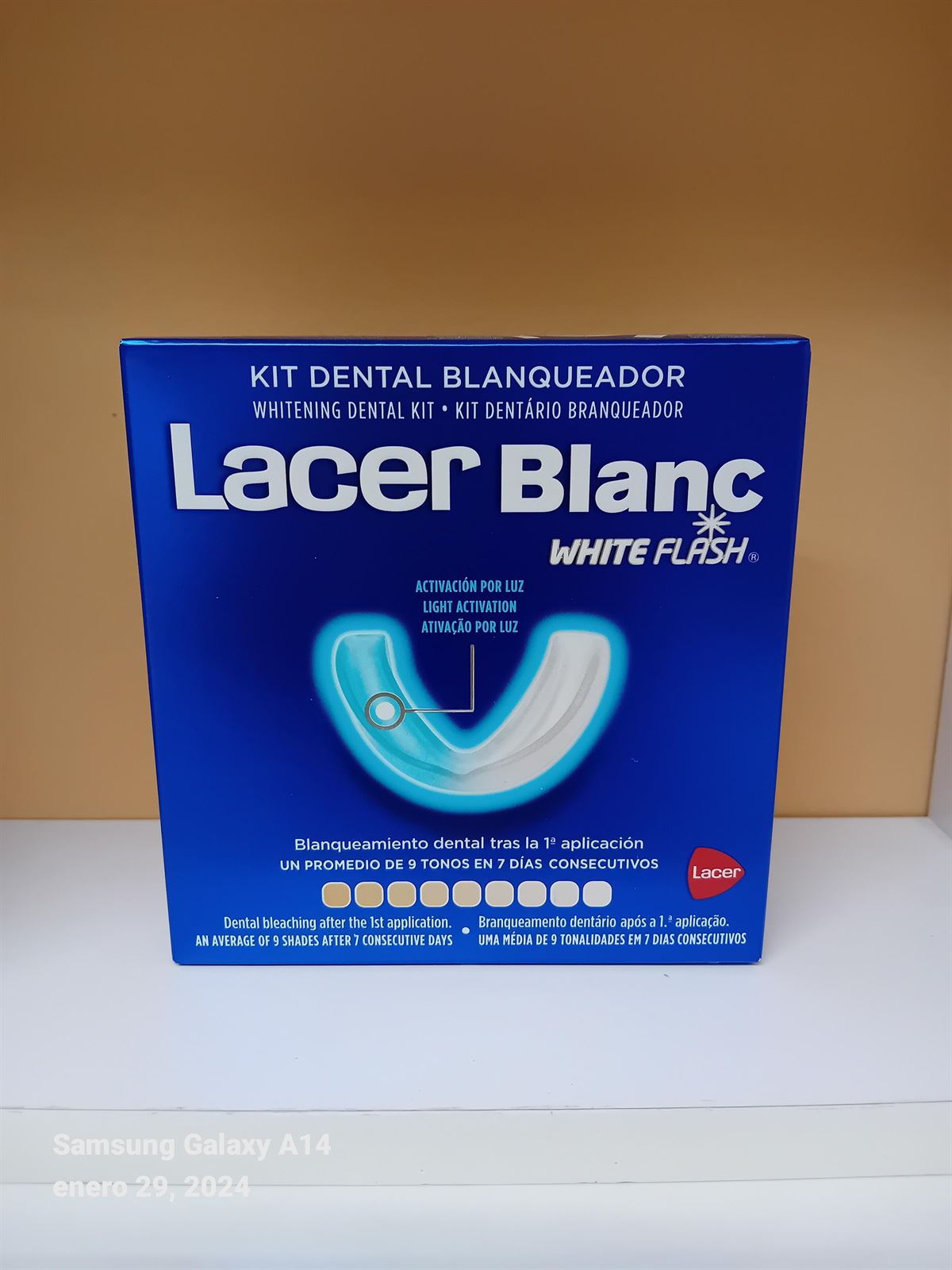 KIT DENTAL BLANQUEADOR LACER BLANC WHITE FLASH - Imagen 1