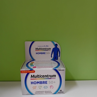 MULTICENTRUM HOMBRE 50 + 30 COMPRIMIDOS - Imagen 1