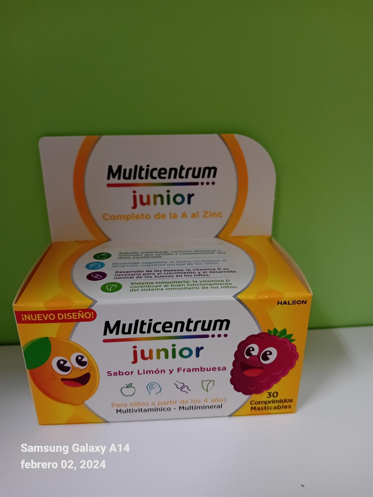 MULTICENTRUM JUNIOR 30 COMPRIMIDOS MASTICABLES - Imagen 1