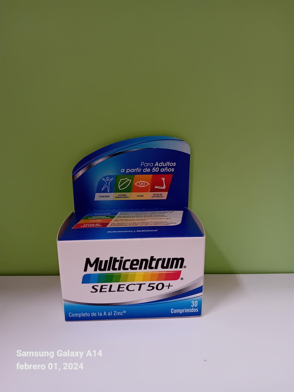 MULTICENTRUM SELECT 50 + 30 COMPRIMIDOS - Imagen 1