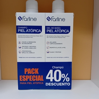 PACK CHAMPÚ + GEL DE BAÑO PIEL ATÓPICA 500 M - Imagen 1