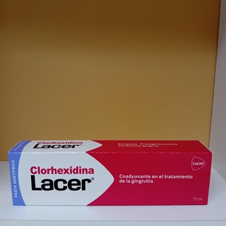 PASTA DENTÍFRICA CLOREXIDINA LACER 75 ML - Imagen 1