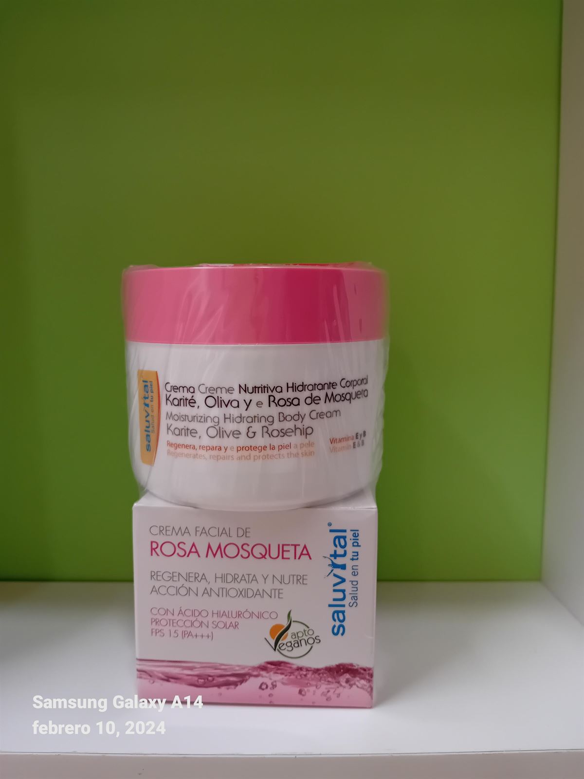 SALUVITAL CREMA FACIAL DE ROSA MOSQUETA 30 ML - Imagen 1