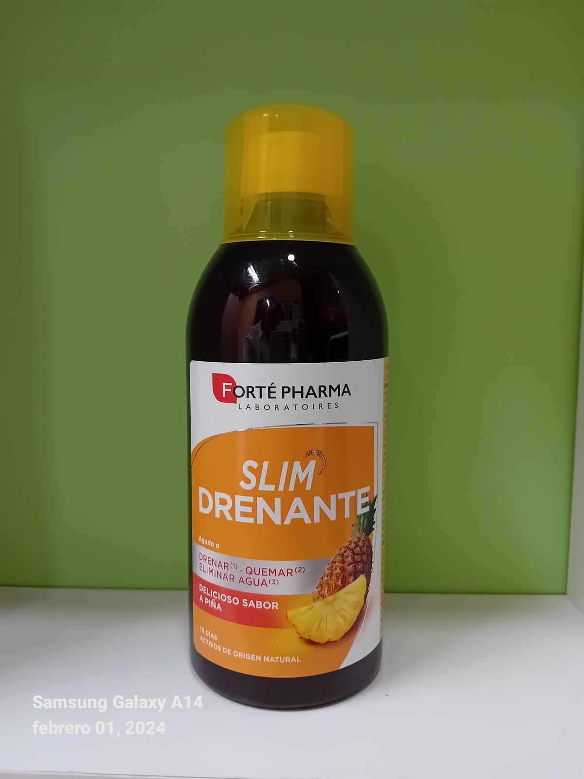 SLIM DRENANTE SABOR PIÑA 500 ML - Imagen 1