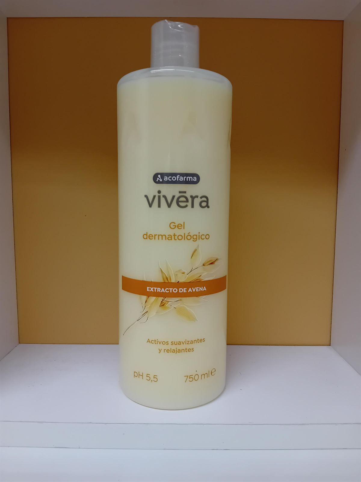 VIVERA GEL DERMATOLÓGICO EXTRACTO DE AVENA 750 ML - Imagen 1